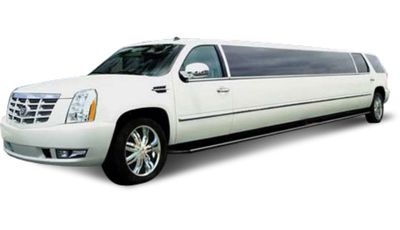 14 Passenger White Escalade Stretch Limo in Long Island, NY