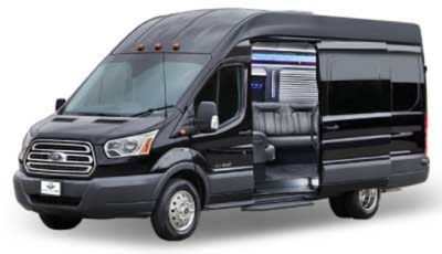Long Island 12 Passenger Black Transit Ford Van
