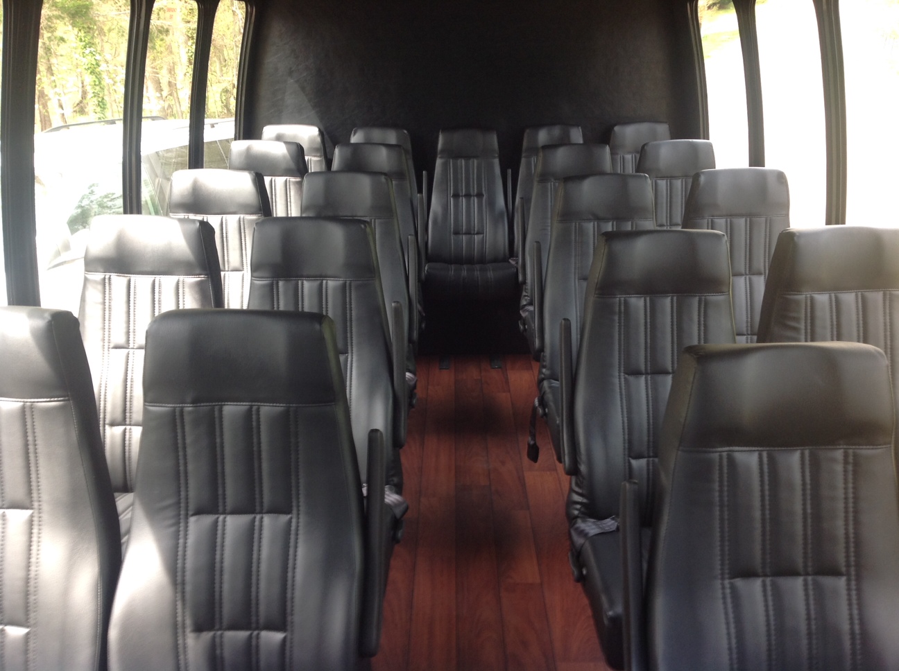 24 Passenger Mini Bus Interior