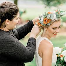 Fairy Florals hair style maker in long island for prom