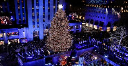limo service to and from 2019 Rockefeller Center Christmas Tree Lighting