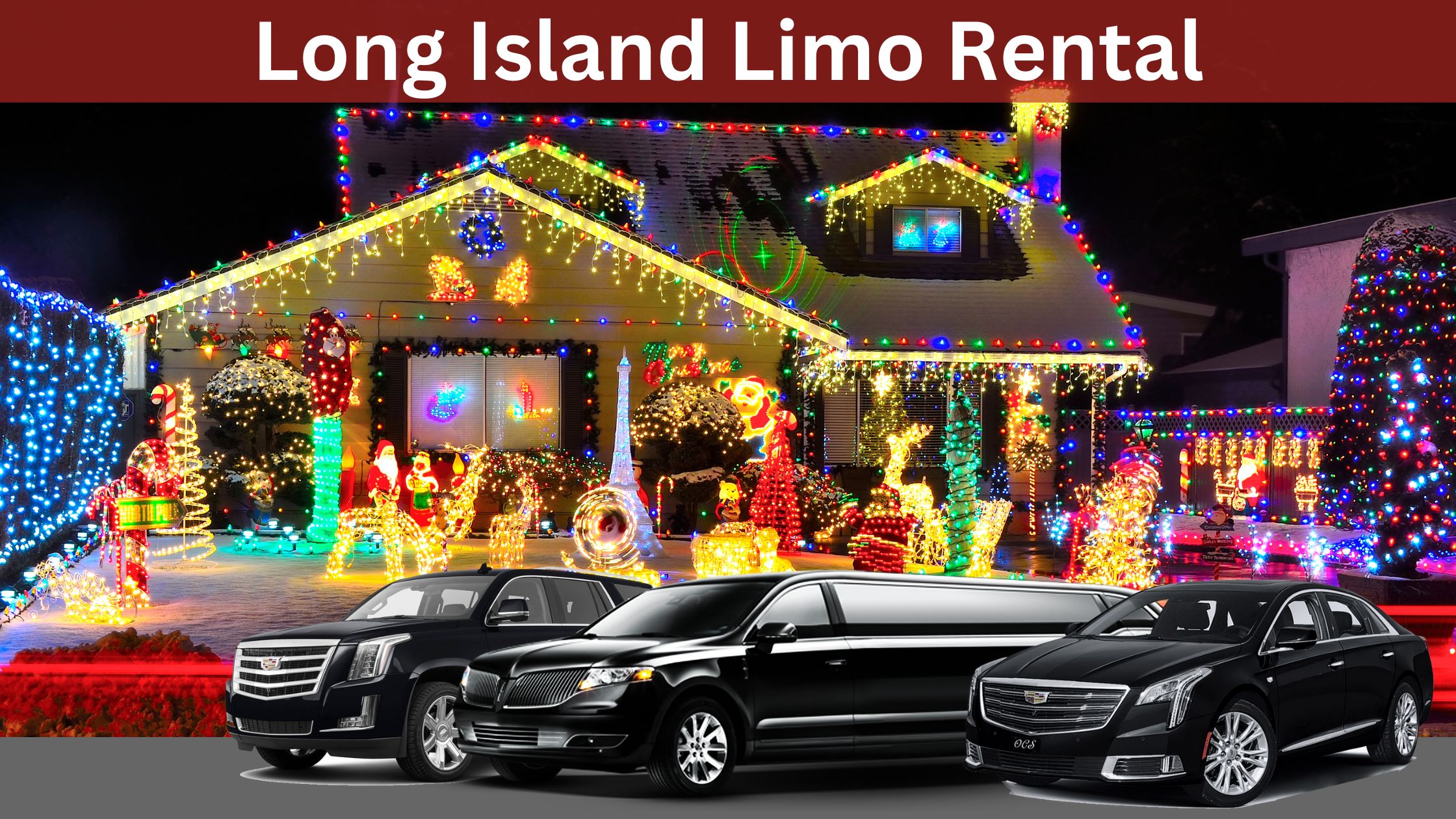 Book the Best Long Island Holiday Lights Limo Tour | Long Island Limo Rental