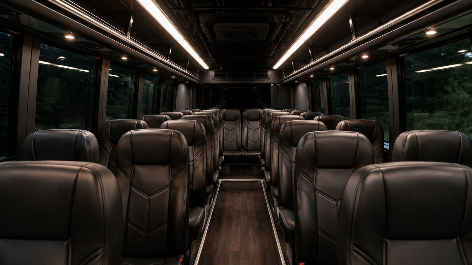 Homecoming Limo &Amp; Party Bus Long Island 2026: A Parent'S Booking And Safety Guide 3 Interior of a Long Island shuttle bus for homecoming groups